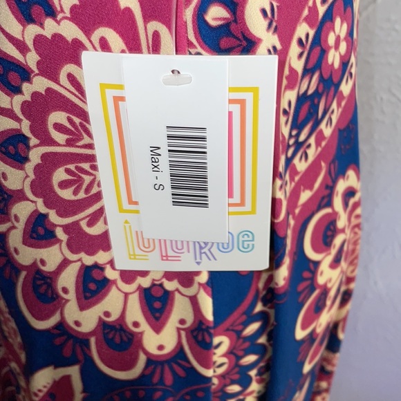 NWT LulaRoe Maxi Paisley Floral Small - Picture 4 of 8